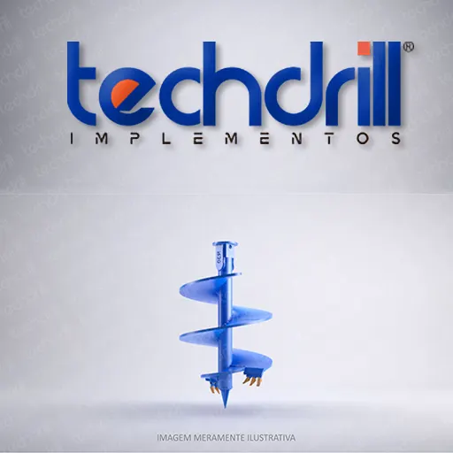 Trado perfurador de solo industrial