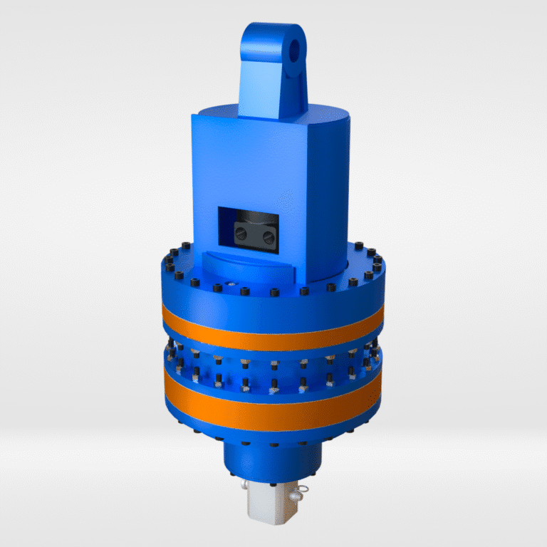 Rotor para Escavadeira Techdrill – Solução para Perfuração Profunda e Alta Carga de Torque